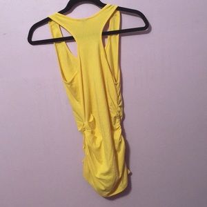 Theory racer back tank top